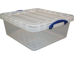 Really Useful Box opbergdoos 31,5 l, nestbaar, transparant 1 stuks