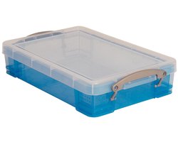 Really Useful Box opbergdoos 4 liter | transparant blauw