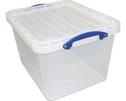 Really Useful Box opbergdoos 40 l, nestbaar, transparant