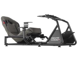 REBBLERS® SIMR 1000 Gaming Sim Racing Cockpit – F1/GT/Rally – Grijze Racestoel