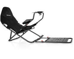 REBBLERS® SIMR100 Foldable Sim Racing Cockpit - Opvouwbare Racestoel - Compact - Zwart