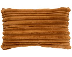 Rechthoekig decoratief kussen met ribbelpatroon