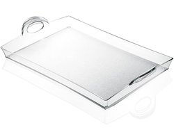 Rechthoekig Dienblad - Serveerschaal - Dranken Serveren - Recyclebaar Materiaal - 54 x 335 cm - Transparant