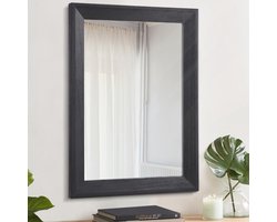 Rechthoekige Houten Muurspiegel voor Decoratie - Modern en Stijlvol