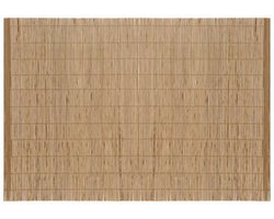 Rechthoekige placemat naturel bamboe 45 x 30 cm - Tafel onderleggers