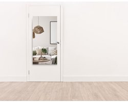 Rechthoekige Spiegel - Deurspiegel - Verzilverd - 60 X 130 cm - Dikte: 4 mm - In Nederland Geproduceerd - Incl. Spiegellijm - Top Kwaliteit Wandspiegel Zonder Lijst