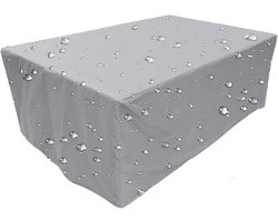 Rechthoekige Tuinmeubelhoes Polyester - Waterdicht, Stofdicht, voor Tuinbank of -tafel, 240x240x85cm, Grijs