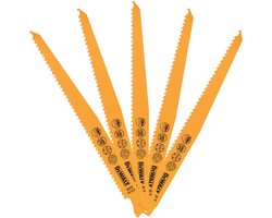 Reciprozaagblad - DT2349 -BiM 228x3,6-5,1mm voor hout met spijkers (5 ST.)