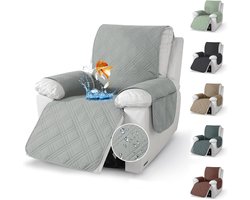 Recliner Protector - Chair Cushion - Recliner Stoel met Armleuningen - Stoelhoes voor Kantoorstoel - Bescherming voor Ligstoel en Hoes - Warm Zacht Deksel - Bescherming Rugleuning