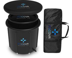RECOVR - Ijsbad - Ice Bath - Opvouwbaar Bad - Zitbad - Zit Tub - Wim Hof Methode - Dompelbad met isolerende hoes en alle nodige toebehoren