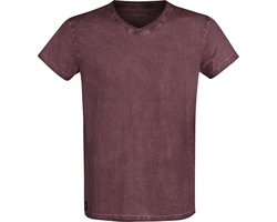 R.E.D. ROCK-ENGINEERED DESIGN zwart los shirt met lange mouwen en print Mannen - S