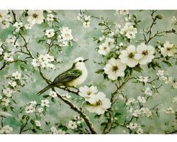 Redesign - Decoupage Fiber Paper A3 - Chirping Bliss