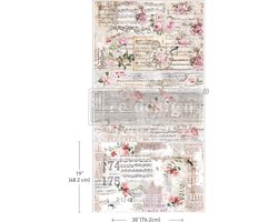Redesign with Prima - Découpage - Shabby Chic Sheets