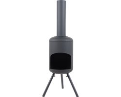 RedFire – Fuego Small – Zwart - Staal – Vuurkorf – Fireplace– Stevig staal – Diameter 32cm - Terrasverwarming – Sfeerhaard