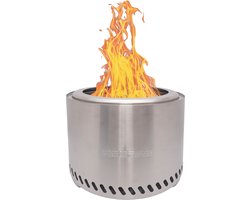RedFire - Volcano - Extra large - Roestvrij staal - Vuurhaard - Incl. beschermhoes - Hout & pellet gestookt - Drievoudige verbranding