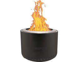 RedFire - Volcano - Extra large - Zwart - Vuurhaard - Incl. beschermhoes - Hout & pellet gestookt - Drievoudige verbranding