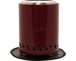 RedFire - Volcano - Medium - Bordeaux - Tafelhaard - Incl. beschermhoes & protectie mat - Hout & pellet gestookt - Drievoudige verbranding