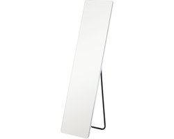 REDOM - Passpiegel - Led-Verlichting En Dimbaar - Frameloos - Wand Of Vrijstaand - Metaal - Transparant - 150 X 40 Cm