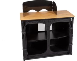 Redwood - Campingkast - Hickory Kookkast - Zwart
