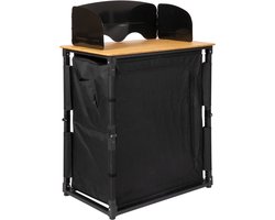 Redwood - Campingkast - Hickory Slim Kookkast - Zwart