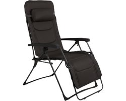 Redwood - Campingstoel - Emerald Relaxstoel - Zwart
