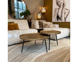 Reefs Interior Salontafel Set Rick - Goud