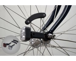 Reelight AMS Fietsverlichting - lights voorwielas - rood/wit - 4-delig