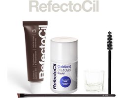 Refectocil Wimper & Wenkbrauw Verf Kit 3 Bruin