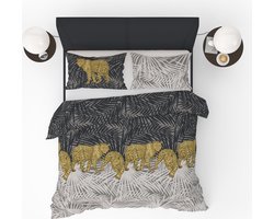 Refined Bedding Lits-Jumeaux Tweepersoons 240x200/220 + 2 kussenslopen Cheetah