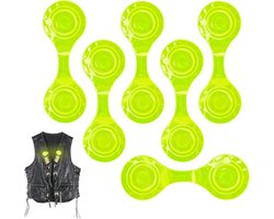 Reflecterende Hardloop Verlichting - 6 stuks - Clip Magnetic Clip - Hardloop - Fiets Sport - Running Safety Led Light - veiligheidsverlichting - Hardloop verlichting - Hardlopen - Jogging - Hond uitlaten - Schooltas Lampjes - Hardloop lampje