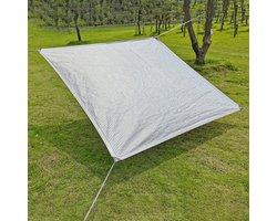 Reflecterende Tarp - Aluminet Doek - Buiten Leven - 99% Reflecterend - Diverse Maten - Zilver