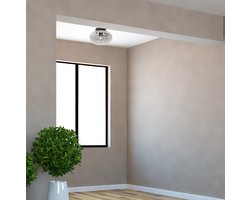 Reflexion Plafondlamp 25cm zwart/smoke - Modern - Steinhauer