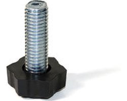 Regelbare voet M8 Zeshoekig Meubel, H 38mm, Staal en Kunststof, Verzinkt per 80 stuks