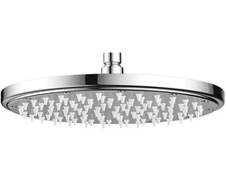 Regendouche ABS hoofddouche - Doorsnede - Ø 20 cm - 1 straalsoort - Waterbesparende Douchekop - Chroom - Rond