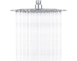 Regendouche Set met Grote Douchekop 300x300mm - Roestvrij Staal, Chroom Afwerking