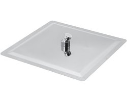 Regendouchekop Vierkant - Luxe Douche - Ontspanning Thuis - Ultradun Roestvrij Staal - 30 Cm - Chroom
