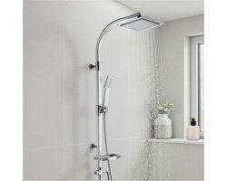 Regendoucheset - Doucheset - Regenbui - Handdouchekop - Verstelbare Waterstroomrichting - Schaalvorming Voorkomen