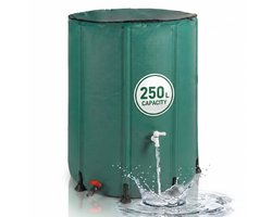 Regenton - 250 l - met kraan - groen
