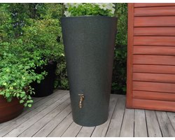 Regenton Green Marble Curve 100L incl. messing kraantje - Prestige Paris