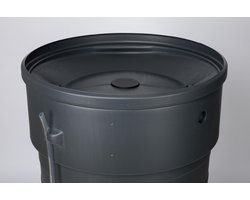 Regenton met plantenbak – 320 liter – Antraciet – Kunststof – Compleet