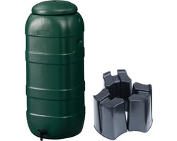 Regenton Rainsaver Groen 100 liter + Voet