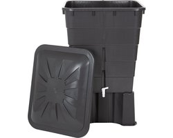 Regenton rechthoekig grijs