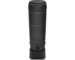 Regenton - Regenwaterton Watertank - Tuin Besproeien - Gemaakt van gerecycled materiaal - 110 liter 130cm hoog - Antraciet