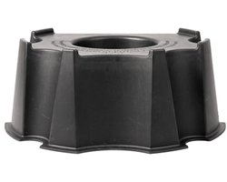 Regentonstandaard 55 Gallon van Gerecycled Materiaal - Zwart