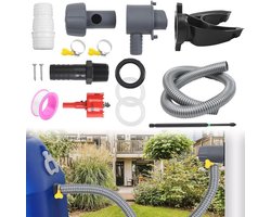 Regenwaterverzamelaar - geschikt voor daken tot 80 m² - 1 m slang