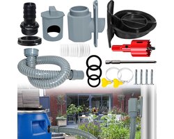 Regenwaterverzamelaar voor regenpijpen - efficiënt en duurzaam - inclusief montageaccessoires