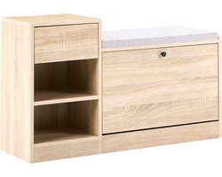 REGINA - Schoenenkast - Lichtbruin - MDF