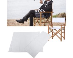 Regisseursstoel Vervanging Canvas Stoelhoezen Set - Thuisaccessoires Meubelbeschermers Kruk Stoelhoes Kit