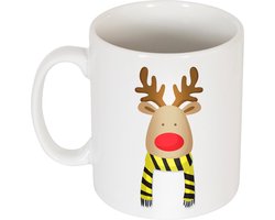 Reindeer Supporter Mok - Geel/Zwart