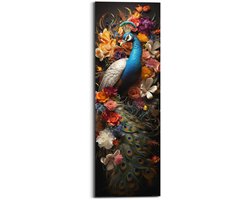 Reinders Schilderij Colourful Peacock - 90x30cm - MDF - REINDERS